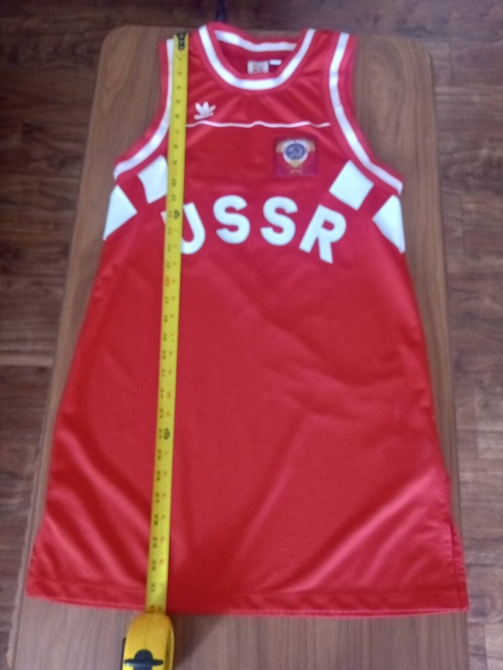 ADIDAS USSR Jersey Tank Dress retro 1981 Russian Team Size XS #9